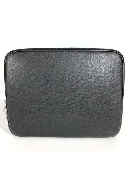 Louis Vuitton Handbags - Louis Vuitton Pouch Computer Sleeve Taiga Leather Ardoise Black